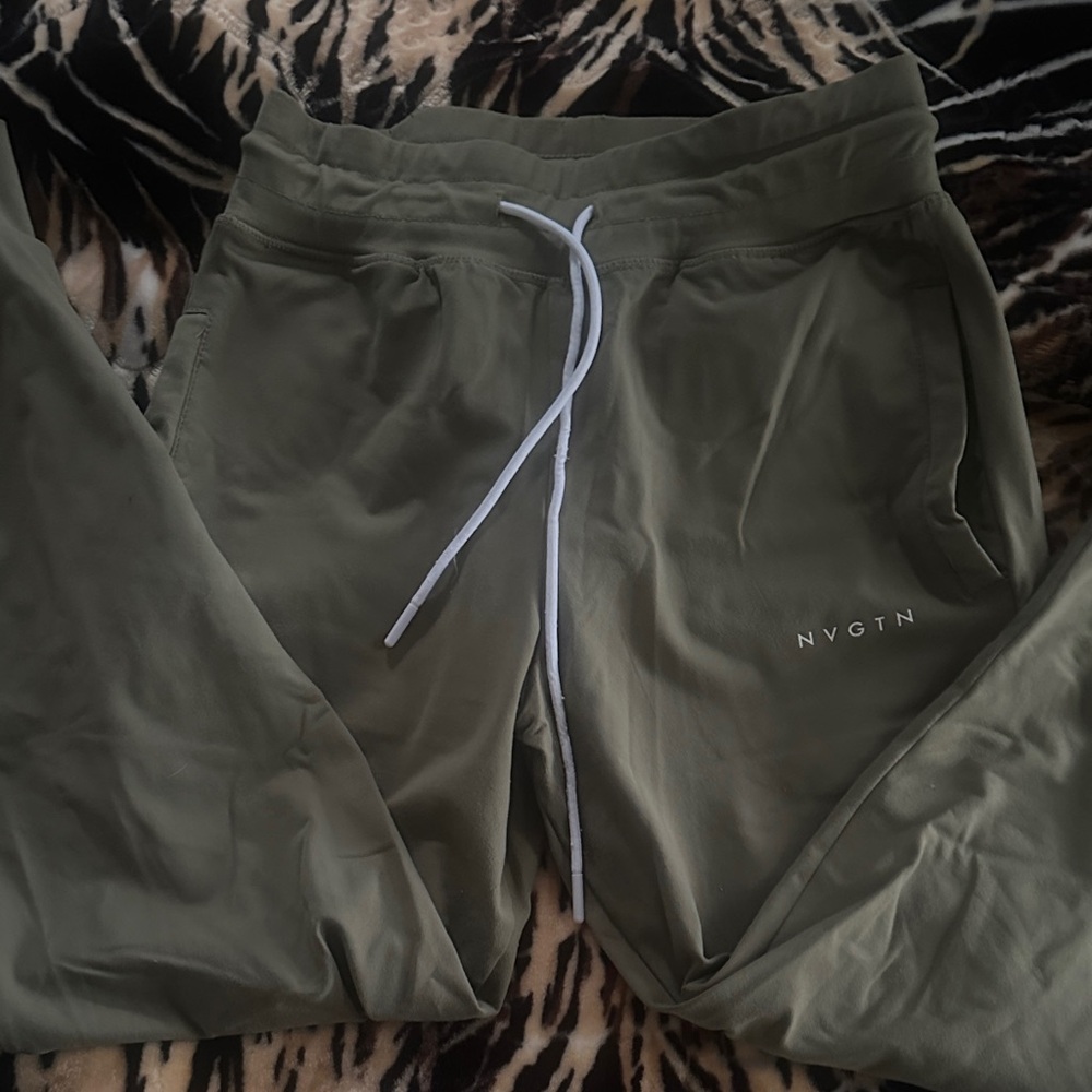 NVGTN womens Green Joggers